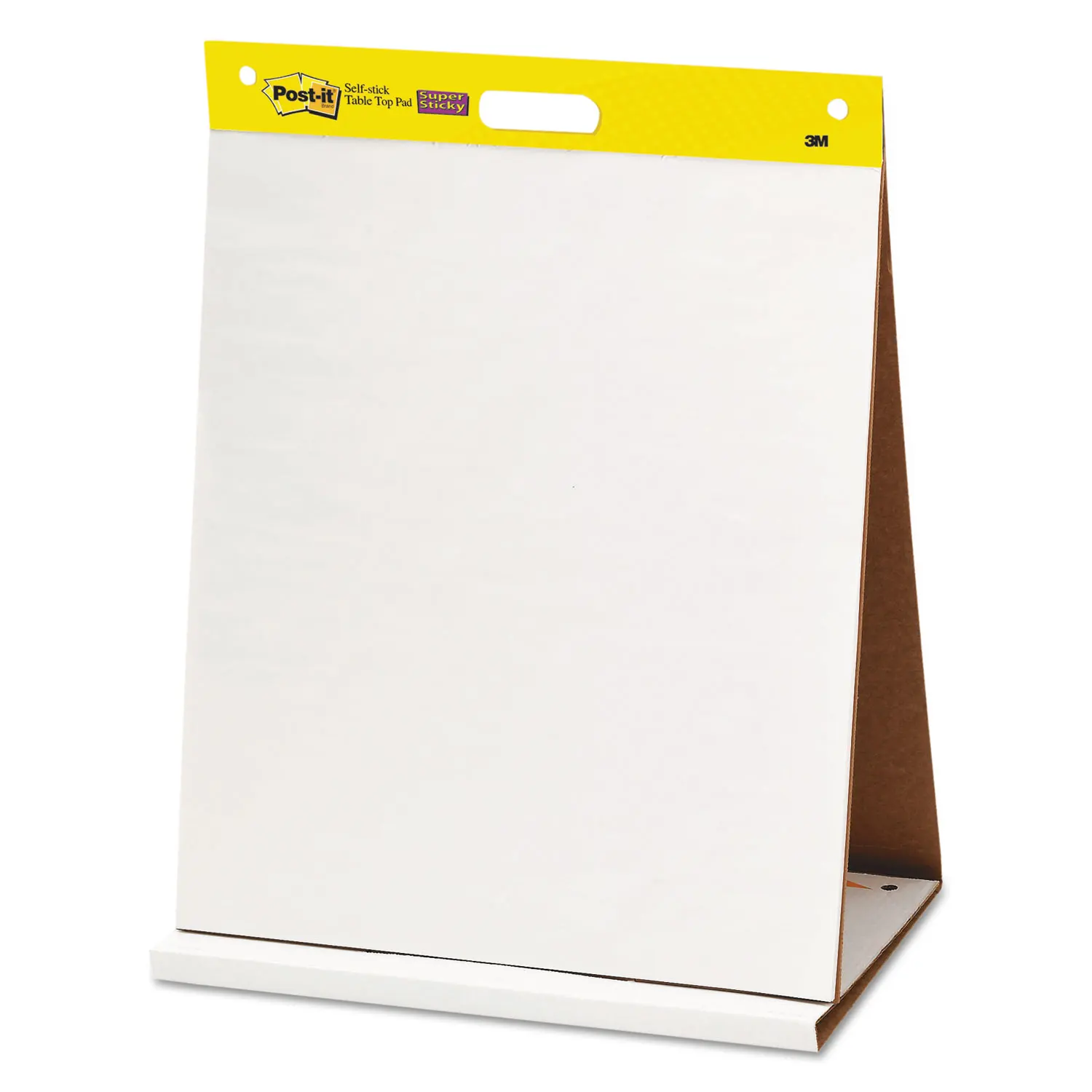Postit Self Stick Tabletop Easel Unruled Pad 20 X 23 White 20 Sheets