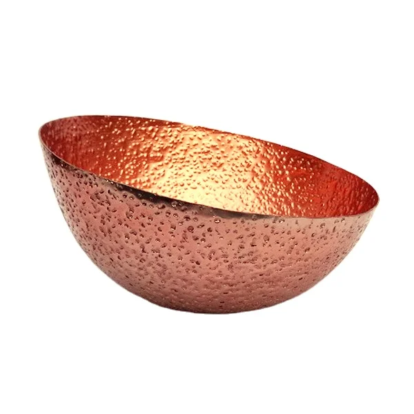Hand Made Copper Fruit Bowl In High Quality Copper Glossy Finished For Home Hotel & Restaurant
