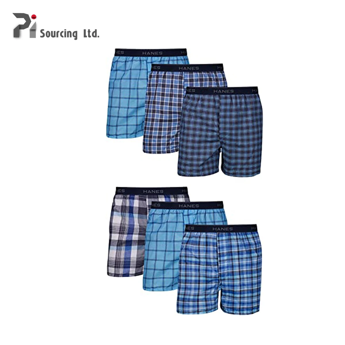 Men's Brief Boxer Spandex Woven Fabric With Various Striped Design 100