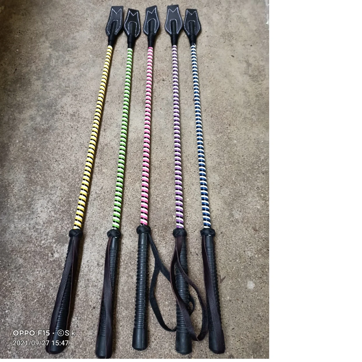 Custom Made Leather Whips For Horse Riding Institutes And Horse Riding