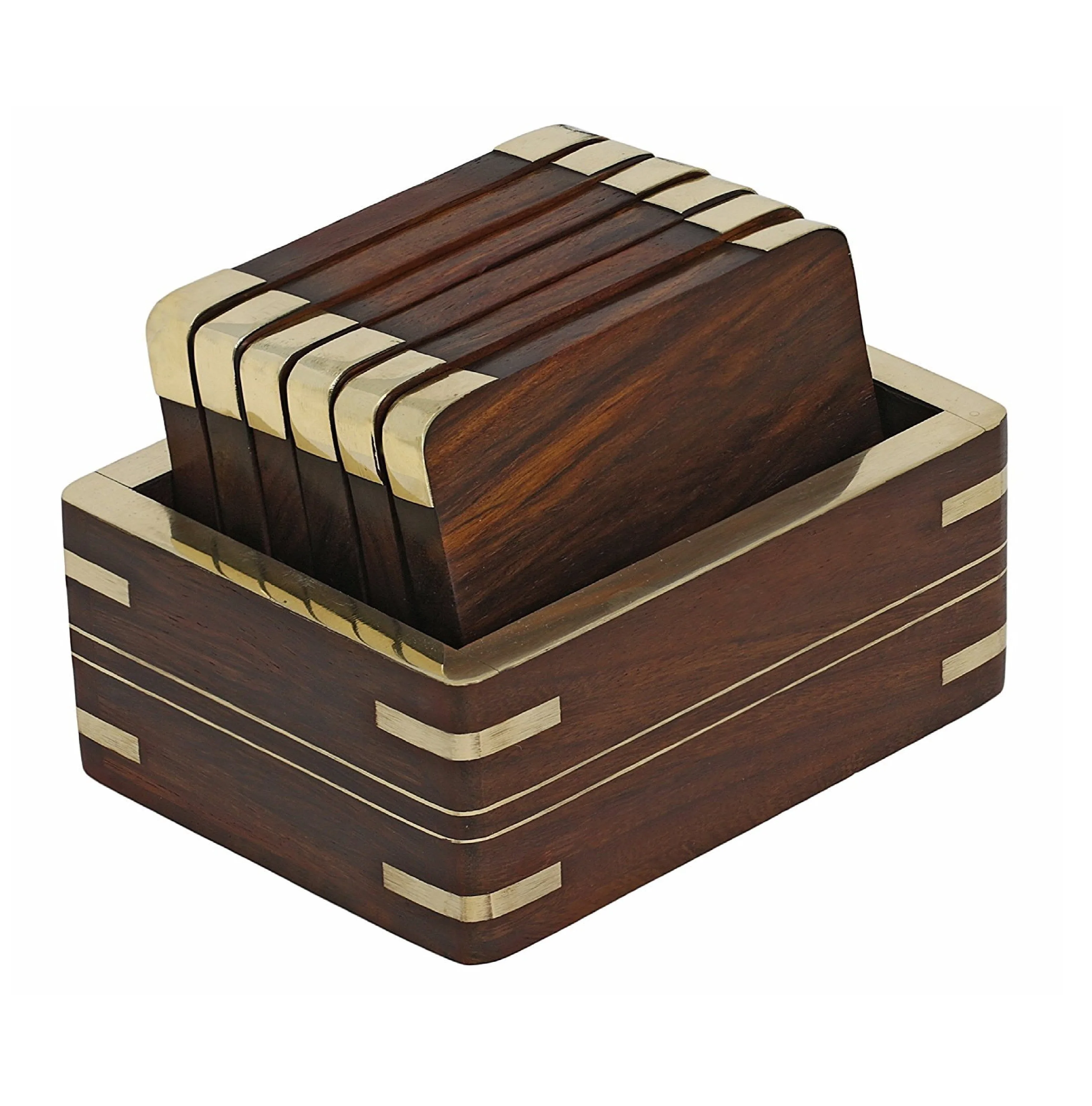 High Quality Bamboo Wooden Cup Coasters Low Prices Round Wood Coaster Holder Made India Buy