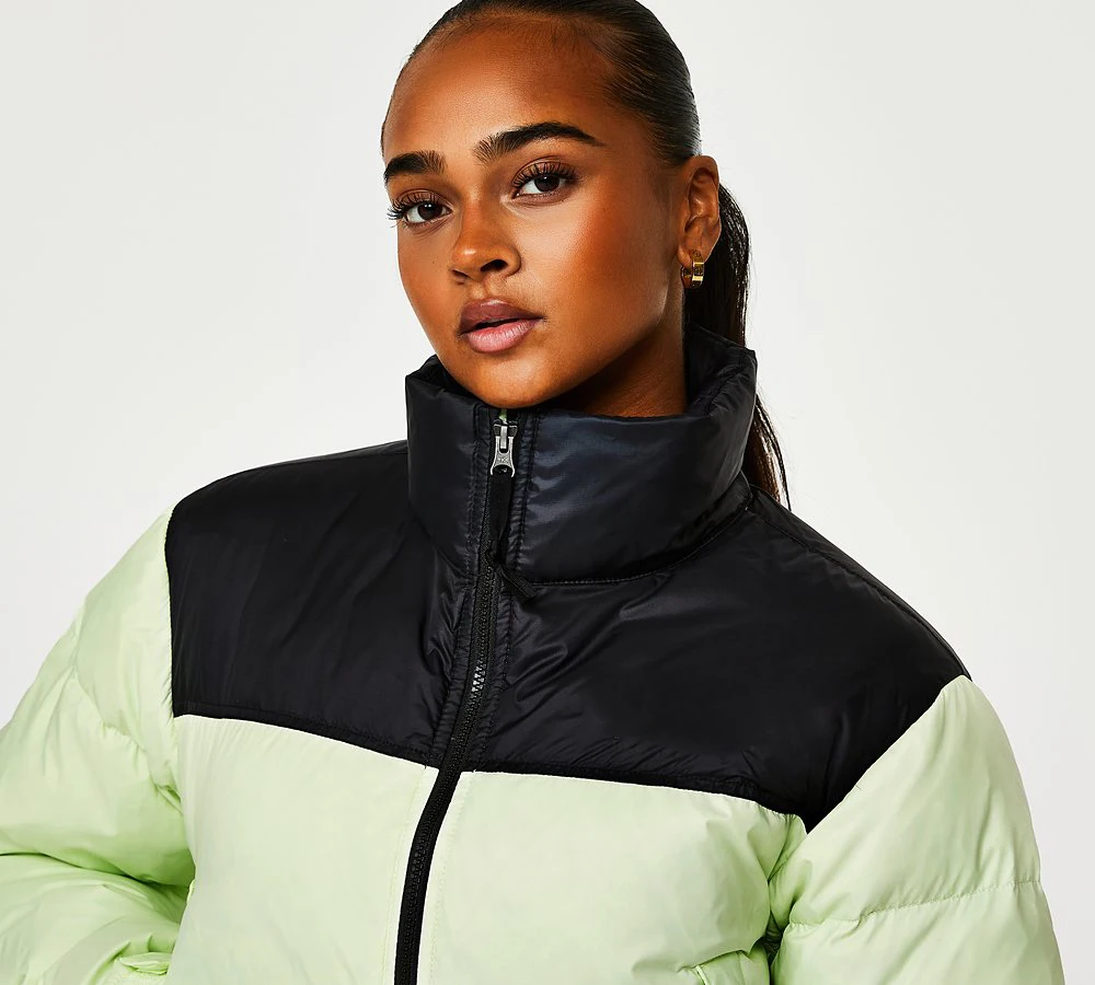 High Quality Crop Down Puffer Jacket \ Customize Breathable Light Weight Bubble Puffer Jacket