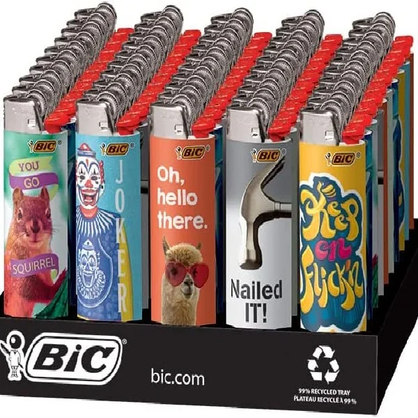 Wholesale Bic Lighter / Refillable Cricket Lighter/ Custom Bic Lighter