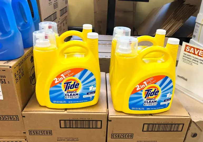 Tide Zero Liquid Laundry Detergent Soft Lavender Scent 80 Loads Clean ...