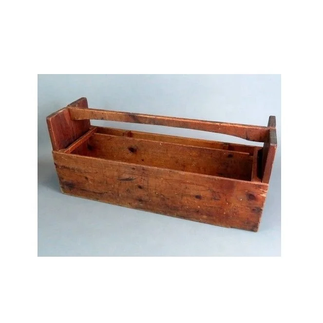 Rustic Toolbox Tool Tote Farmhouse Toolbox Distressed Wood Garden