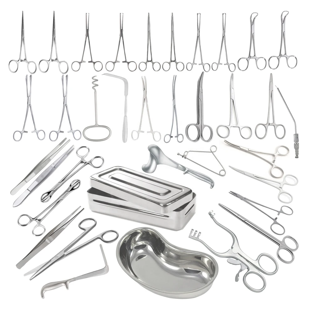 Hysterectomy Set 62pcs Abdominal Surgery Set Vaginal Hysterectomy