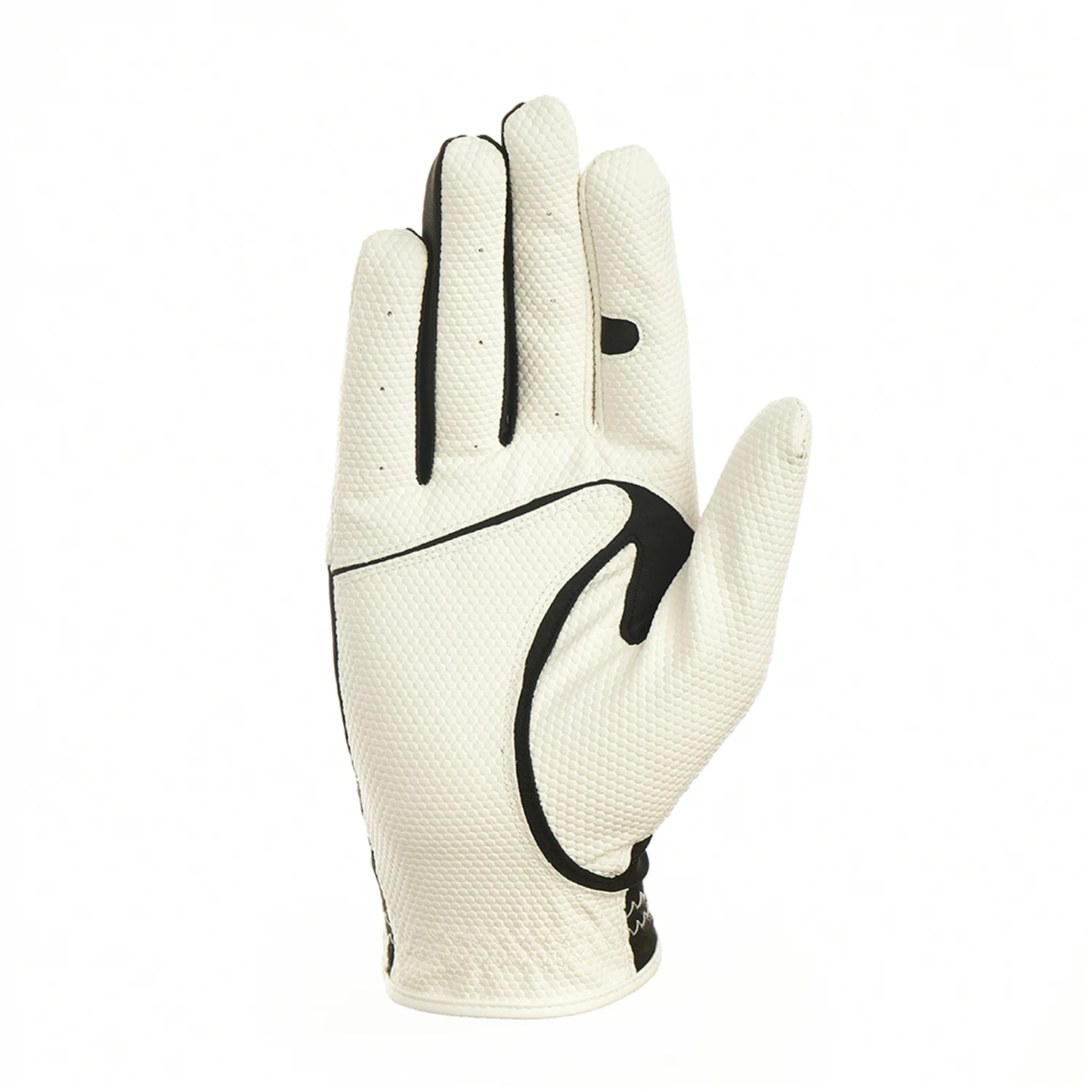 Custom Branded Logo White Leather Indonesia Cabretta Leather Sport Golf