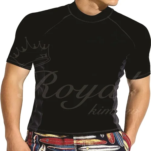 Customized Short Sleeve Rash Guard 240 Gsm Fully Sublimation Wholesale