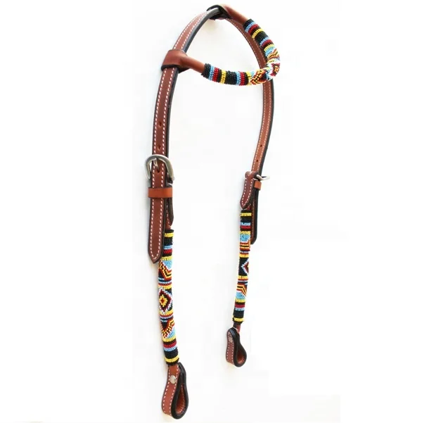 Western Horse Headstall Genuine Leather Horse Riding Western Headstall
