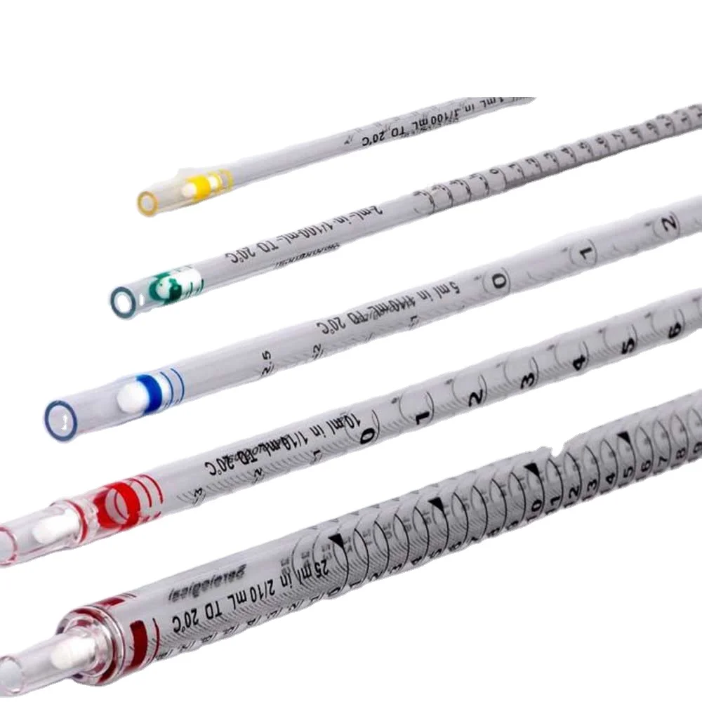 Serological Pipette Graduated Material Glass Used To Delivery A Fixed