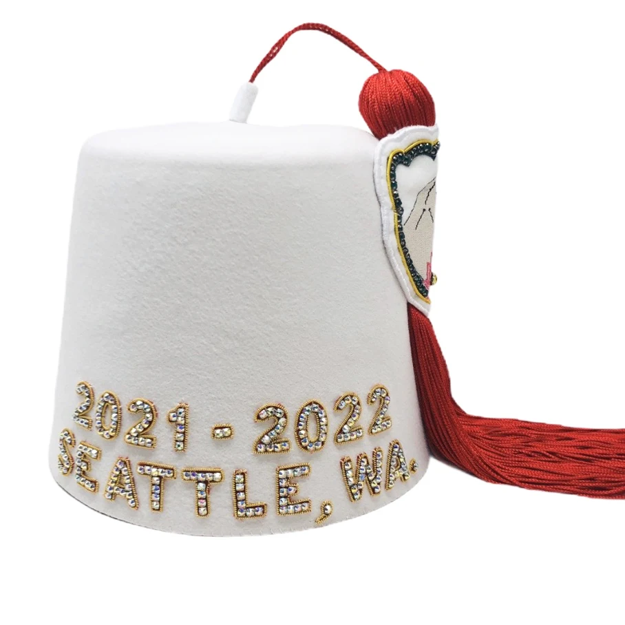 Custom Masonic Fezzes Fully Customized Shriner Hat Hight Quality 2022