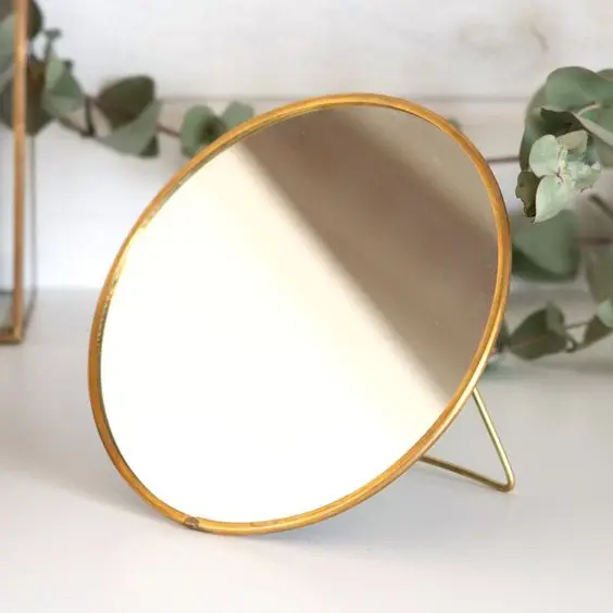 Amazing Gold Leaves Border Frame Image Mirror Handmade Decorative