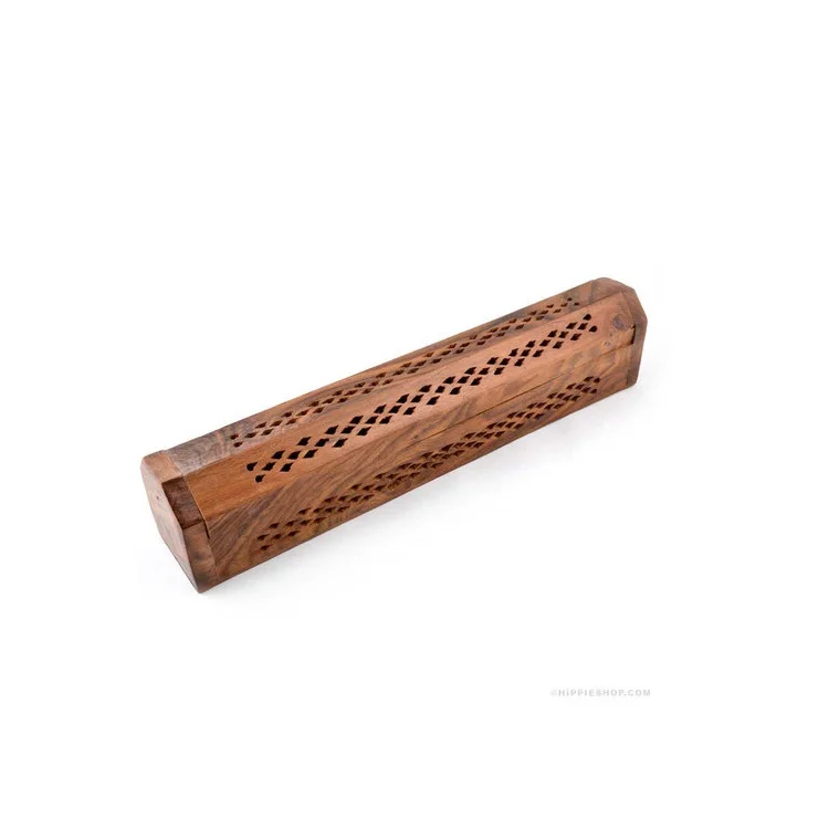 Handmade Latest Simple 2022 Design Sheesham Wood Incense Holder