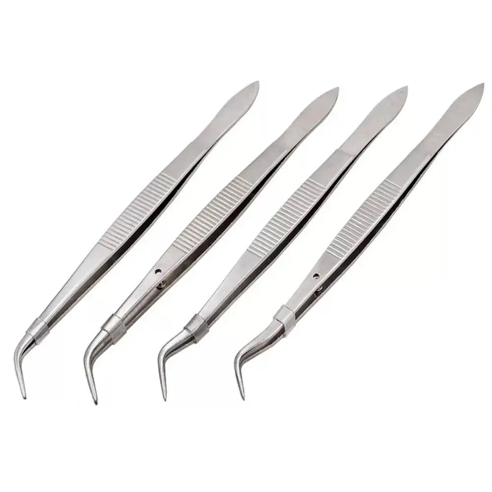 Dental Veterinary Tweezer 6 Forceps Surgical Instruments Dental ...