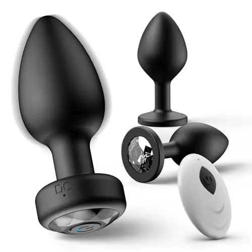 Silicone Vibrator Butt Plug