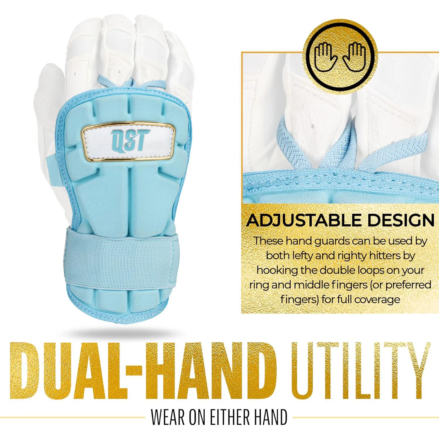 Customized Design Hand Protector Guard Softball Baseball Sliding Gloves