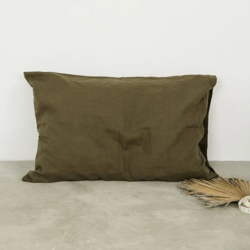 Linen Pillowcases Strong Sweat Absorption Good Air Permeability Pure