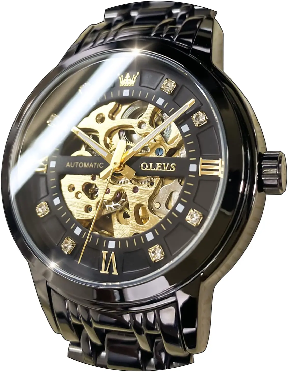 OLEVS Black Skeleton