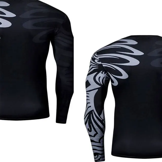 Custom Made Design Your Own Sublimated Rash Guards Long Sleeve Rash