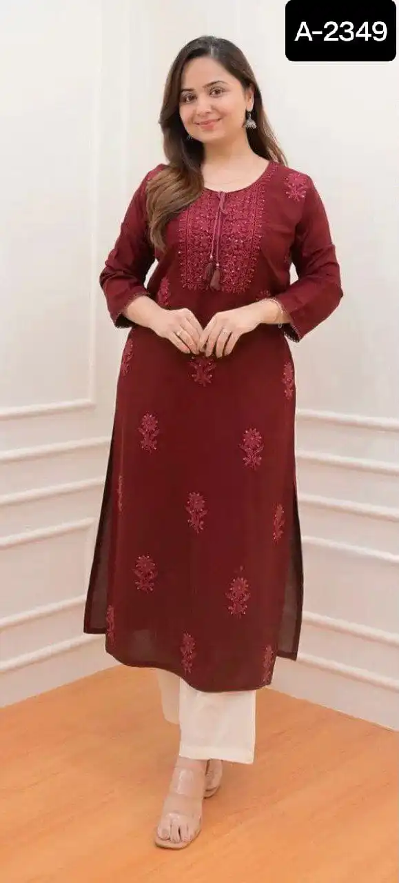 Indian Manufacture And Wholesale Price Casual And Daily Wear Kurtis ...