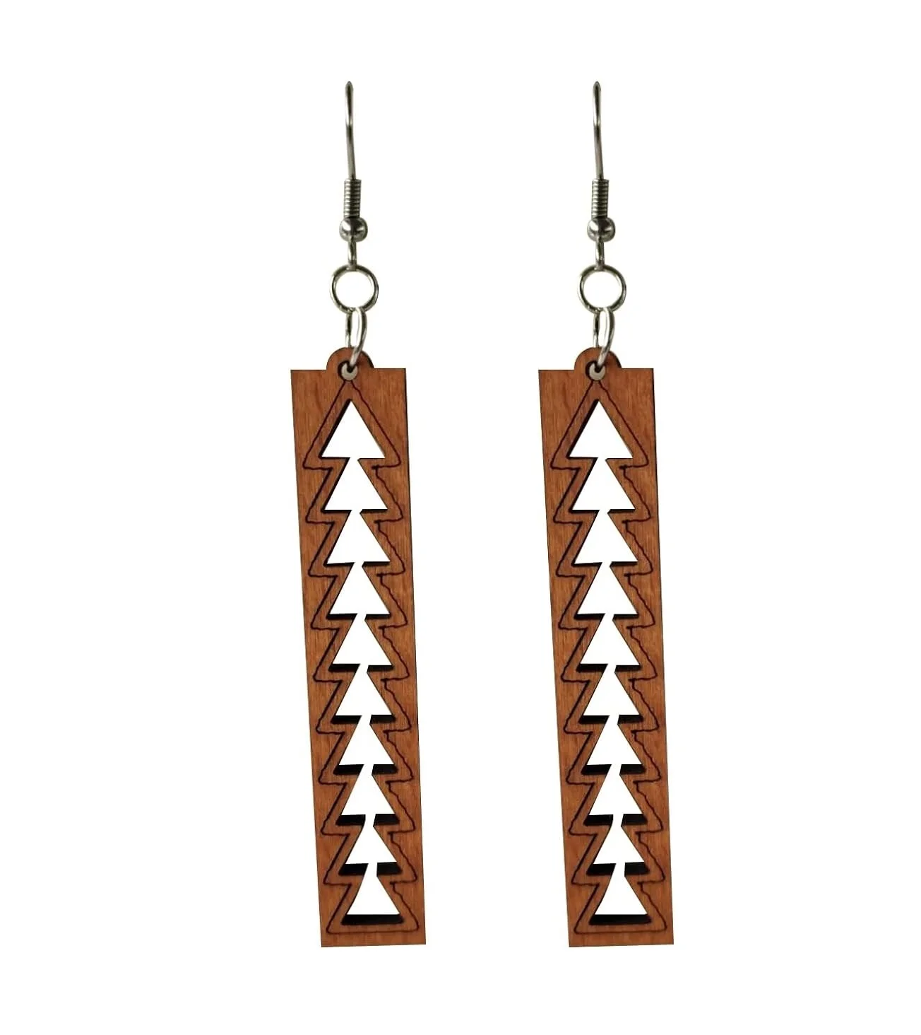 Wooden Earrings For Women Lightweight Wood Earring Acrylic Resin ...