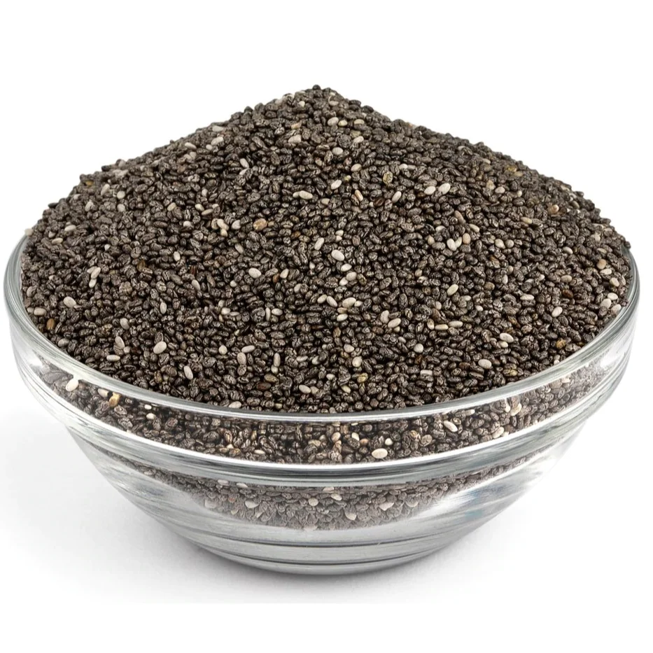 Chia Seeds Conventional Salvia Hispanica Packaging 25 Kg Bags From