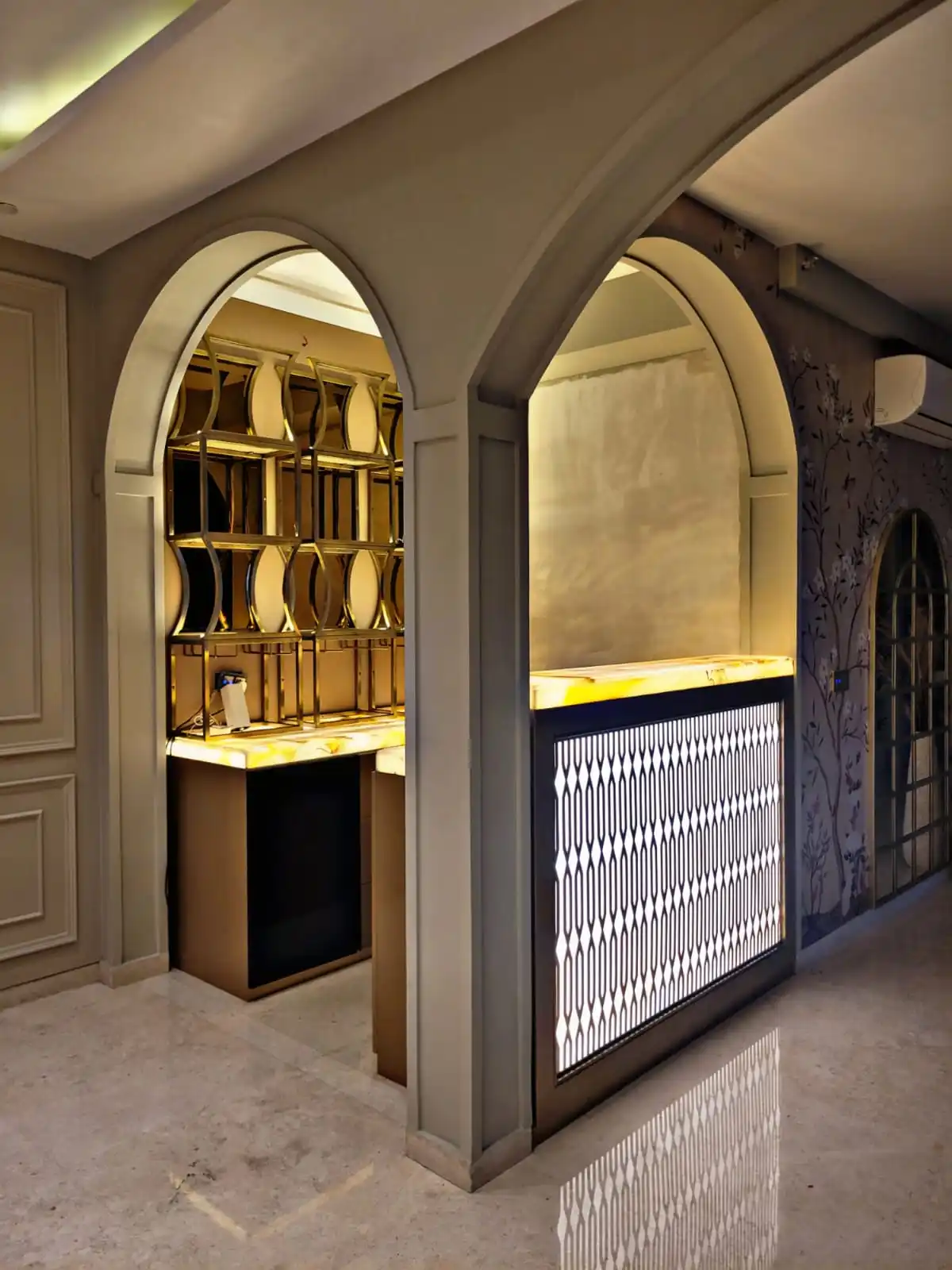 Custom Luxury Bar Counter Complete Setup With Customization Options