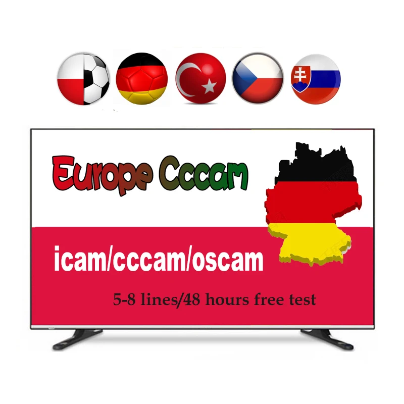 1 Year Europe Cccam 5-8 Lines Egygold Oscam/icam/cccam For Poland ...