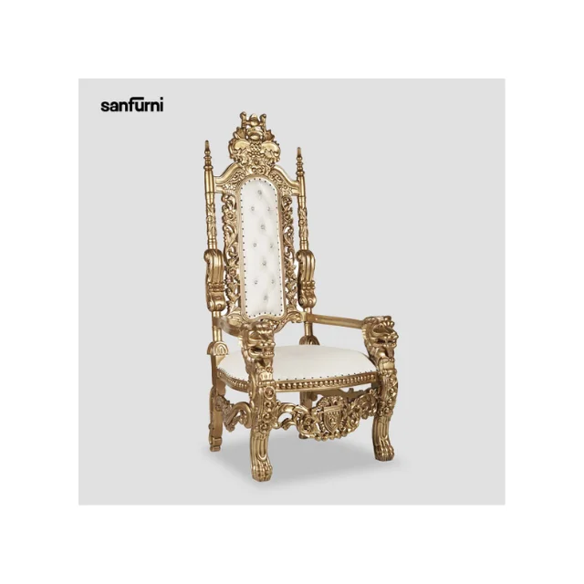 Antique Designs Throne Chair Dining Chair Home Furniture for Living ... - Apartment Living With Throne Chair