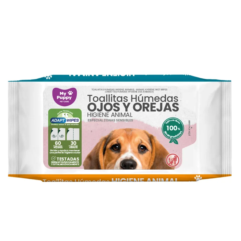 Best Offer Animal Hygiene Wet Wipes For Eyes And Ears 60/30 Units To