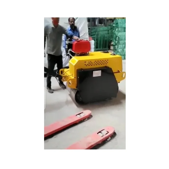 Indian Made Double Drum Roller Walk Behind Roller With Top Garde Metal ...