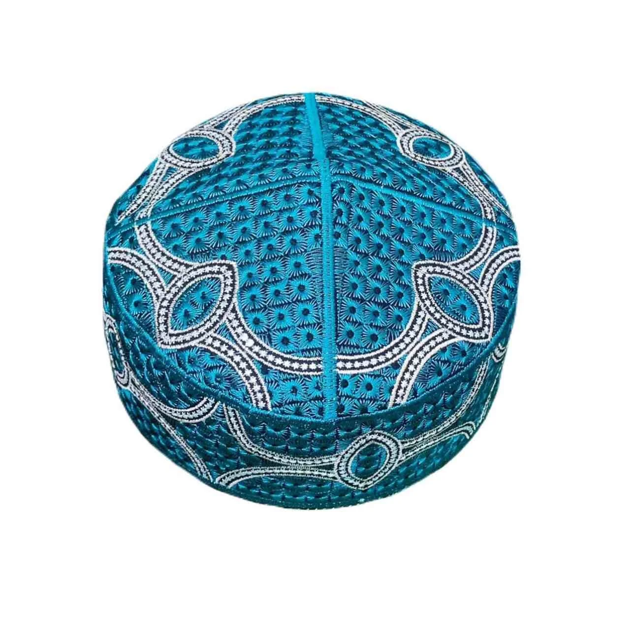 Wholesale Islamic Muslim Mens Worship Hat Topi Embossed Takkhe