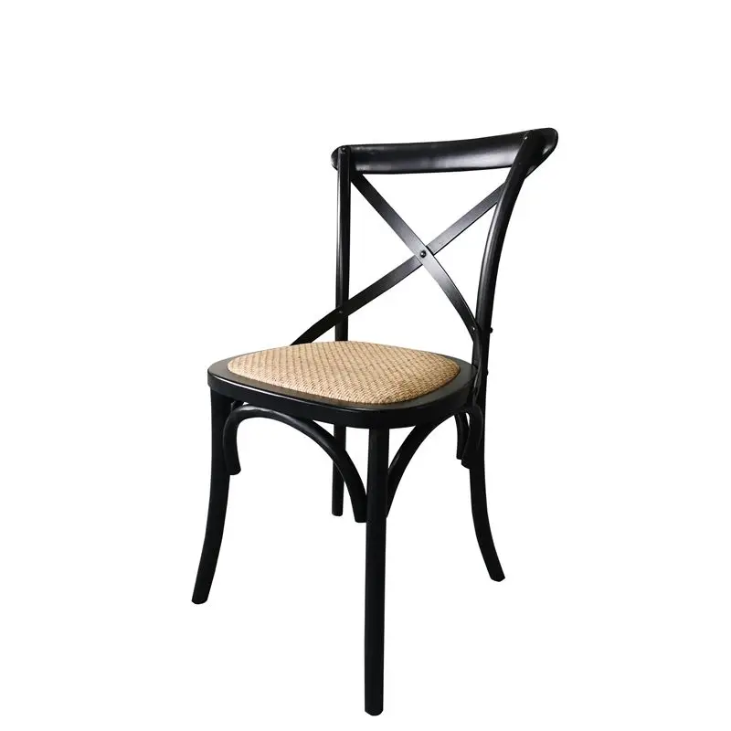 Cross Back Dining Chair Made Of Solid Teak Wood Frame With Cushion For Indoor And Outdoor Buy
