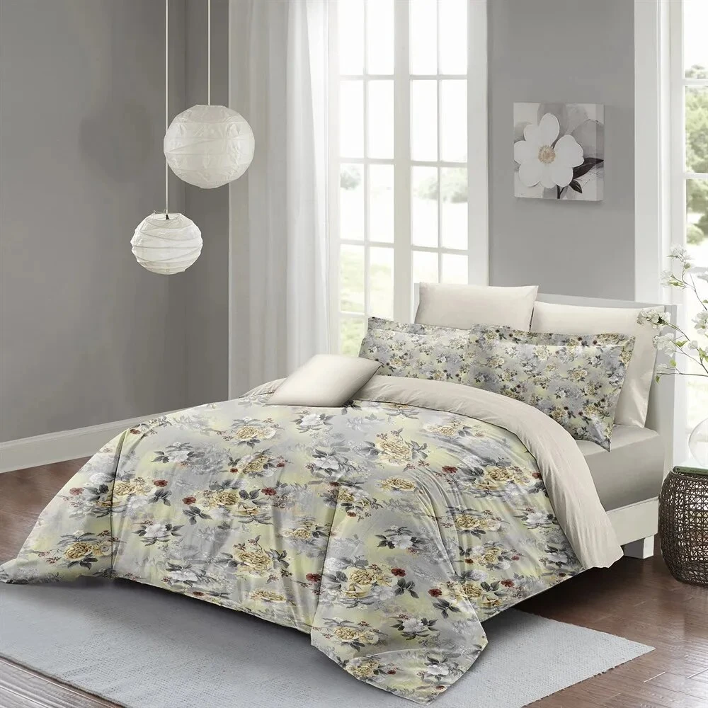 Bedroom Bed Linen Set Printing Patterns Microfiber Duvet Cover Set Pillowcase Bedding Set main image 1