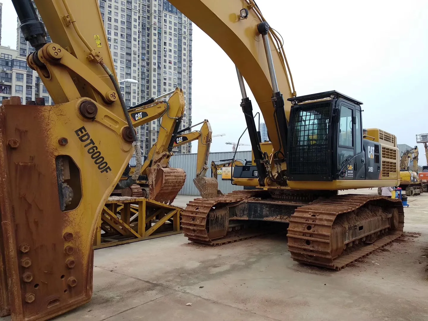 Catpillar 349d Ore Trench Excavation Excavators Earthmoving Hydraulic ...