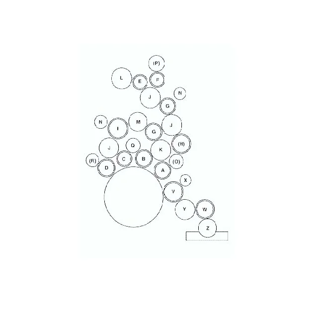 Best Prices Komori Lithrone 40 13.9mm Rilsan Rollers With Top Grade