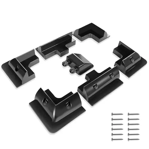 Solar Panel Mounting Brackets Kit, 7PCS RV Roof Mounts, No Drill
