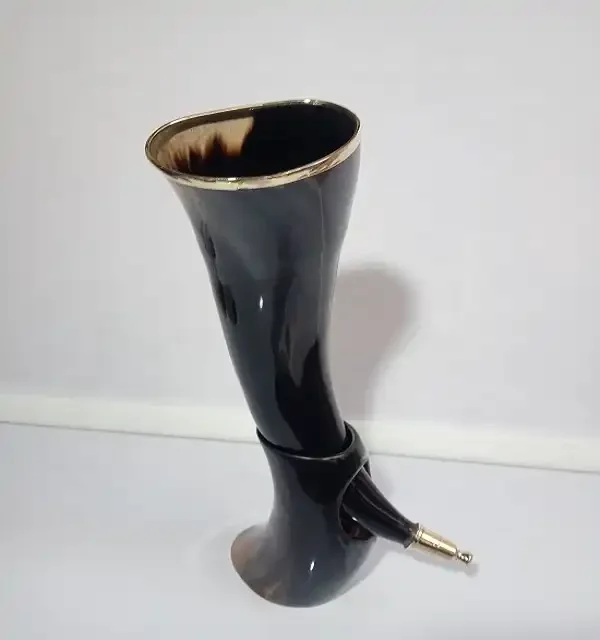 Handmade Natural Hand Carved Drinking Horn Viking Horn Viking Drinking