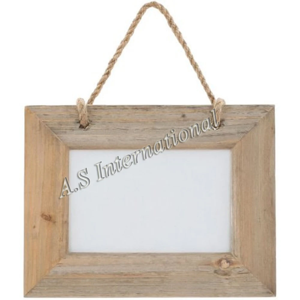 Factory Price Wall Decorate Wood Photo Frame Rectangular Hanging
