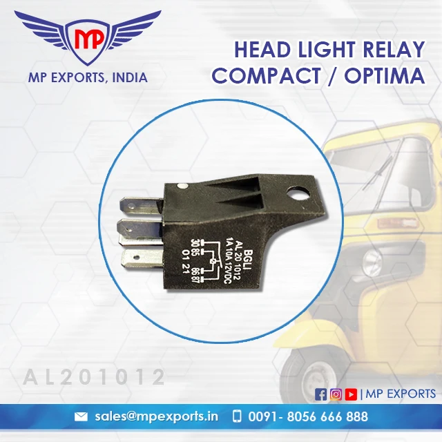 Head Light Relay For Bajaj Re Tuk Tuk Taxi For Sales Wholesale Spare