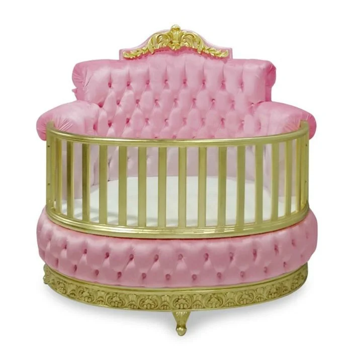 Baby Cots Solid Bed New Born Baby Crib Best Seller Luxury Baby Bed