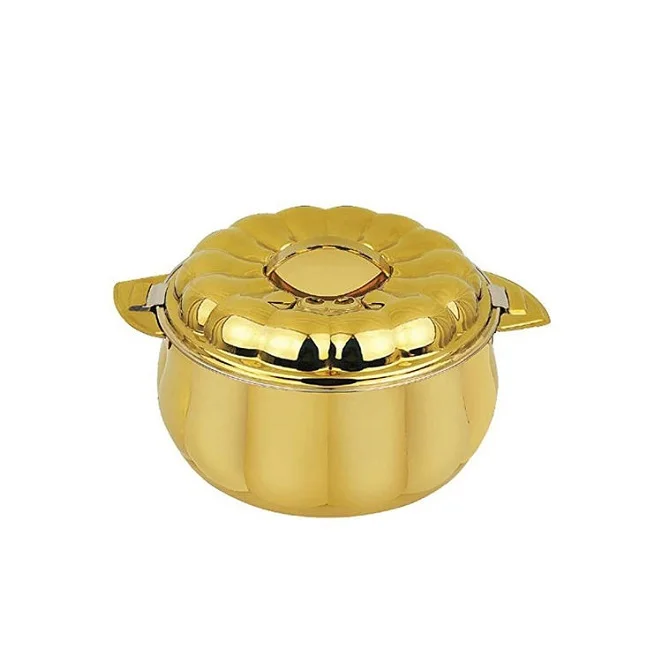 Stainless Steel Golden Finished Hotpot For Tabletop New Elegant Design ...