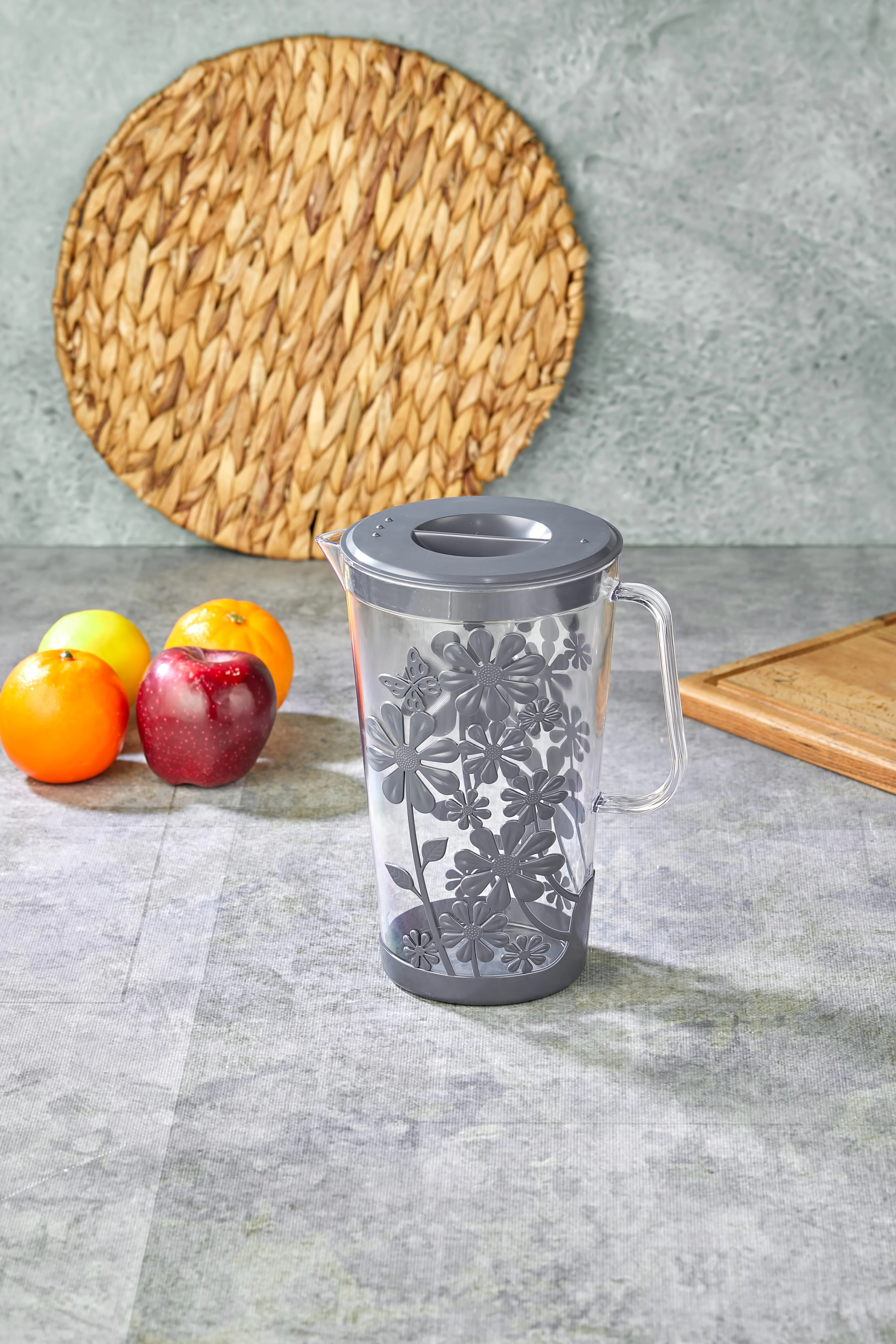 2500ml/84oz Pitcher With Lid Water Jug Water Carafe Modern Design