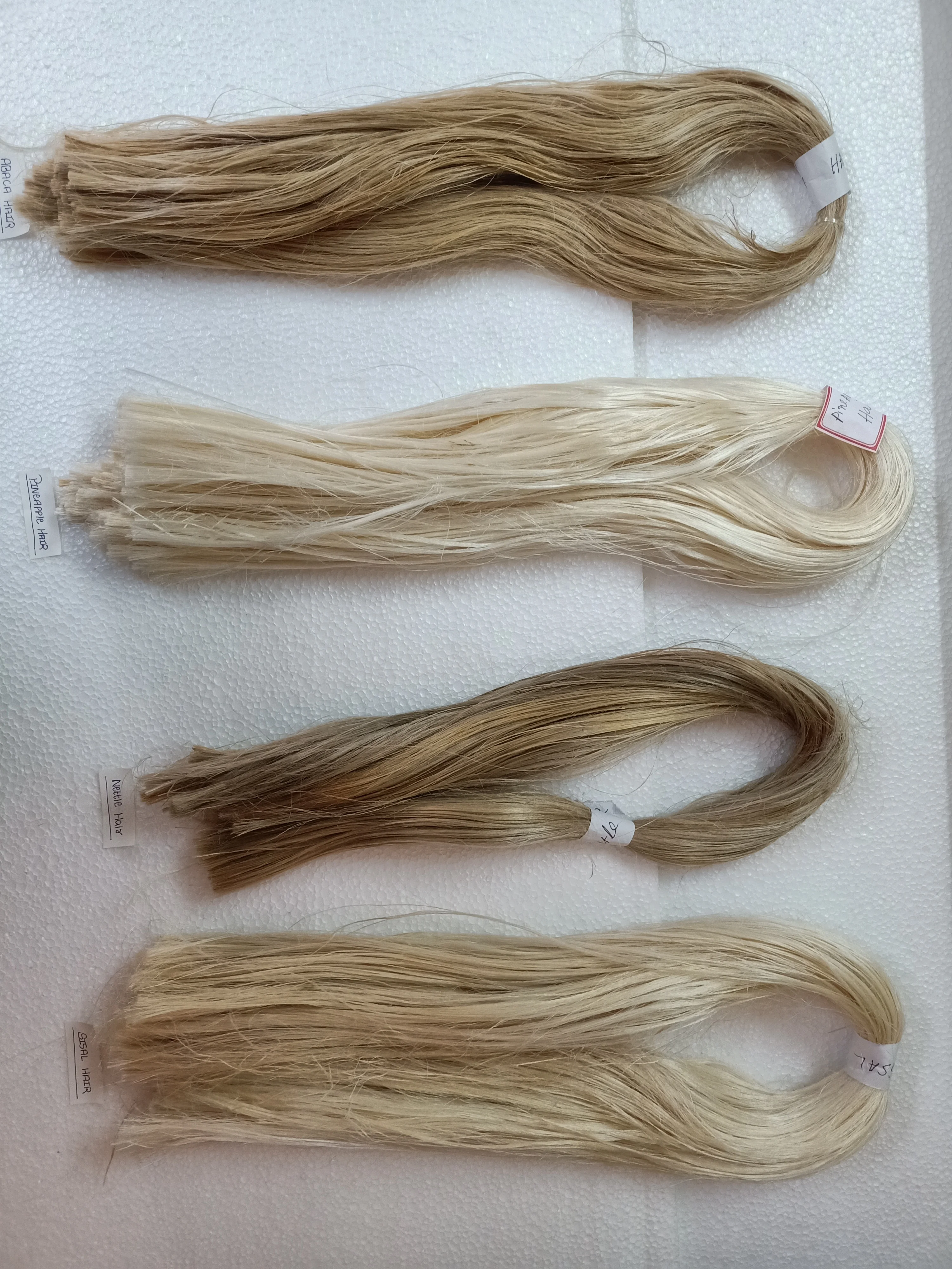 Natural And Hemp Hair Fiber Ideal For Hair Extension