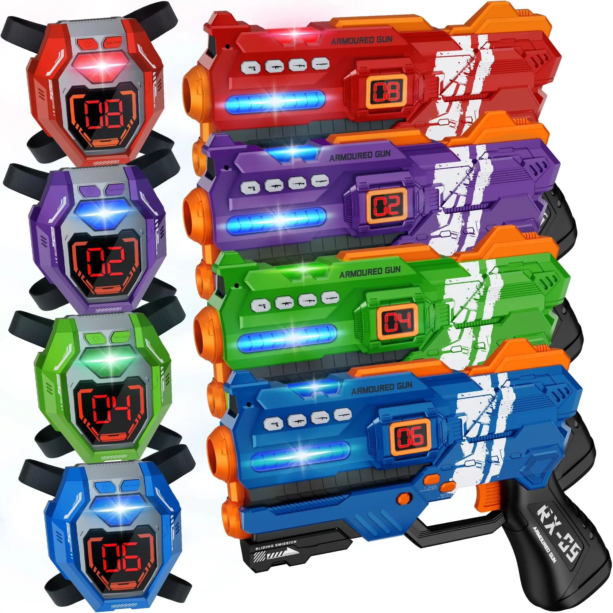 Laser Tag Guns Set of 4