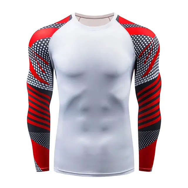 Mma Rash Guard Full Sleeve Rash Guard Oem Sublimation Printed High