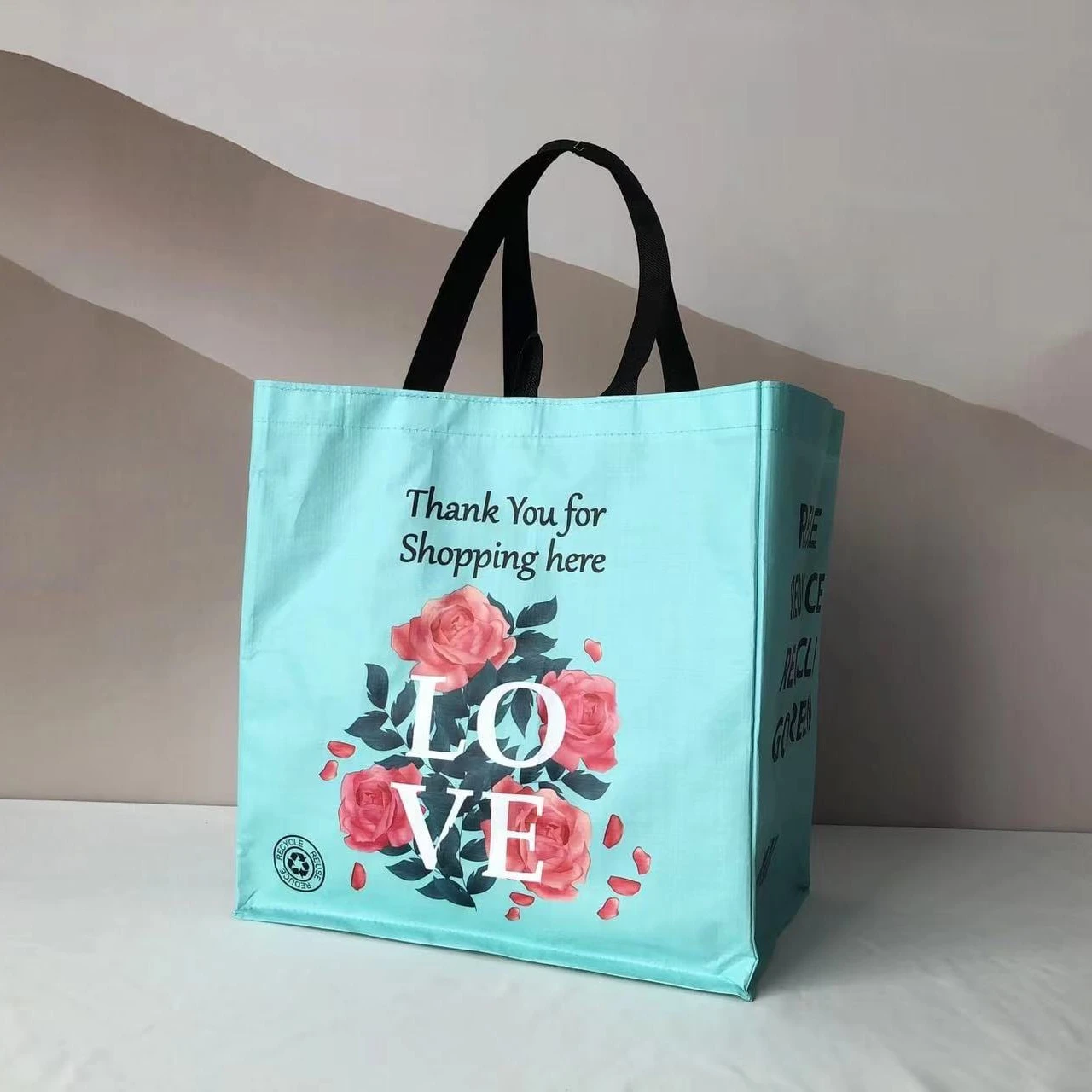 Eco Friendly Shopping Bag Expandable Folding Feature Recycle Medium ...