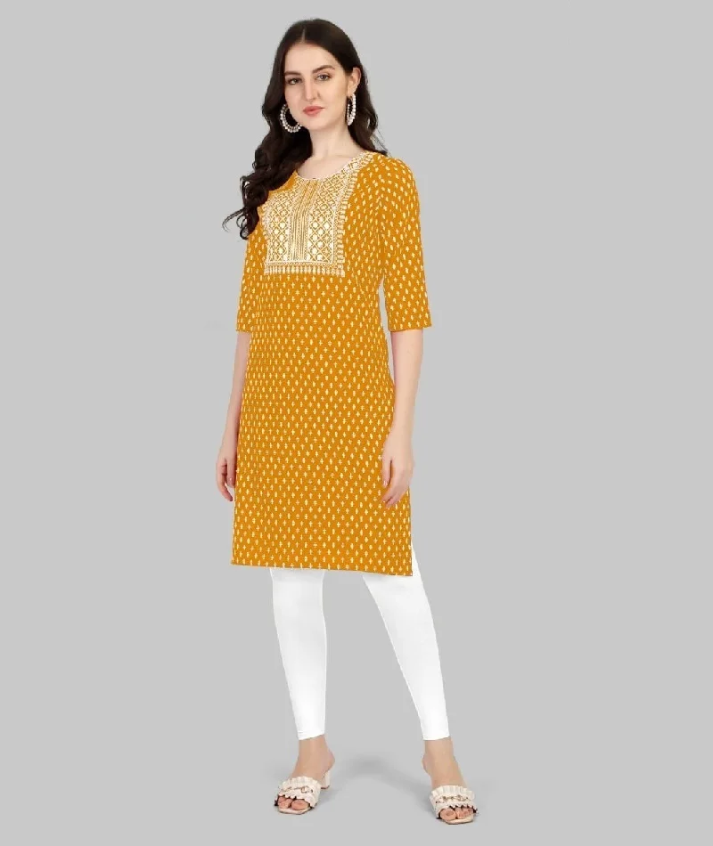 New Designer Ready To Wear Crape Kurtis With Embroidery Work Casual And