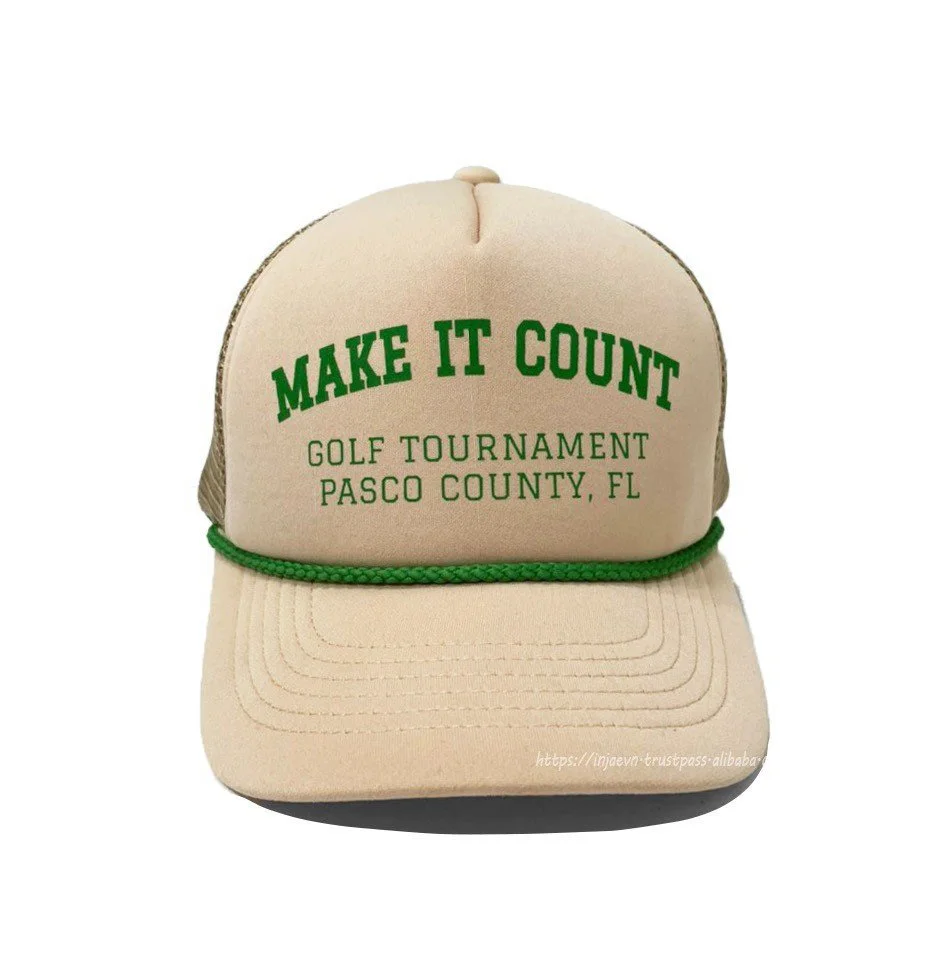 Wholesale Cheap Oem Make It Count Foam Trucker Hats Custom Printing