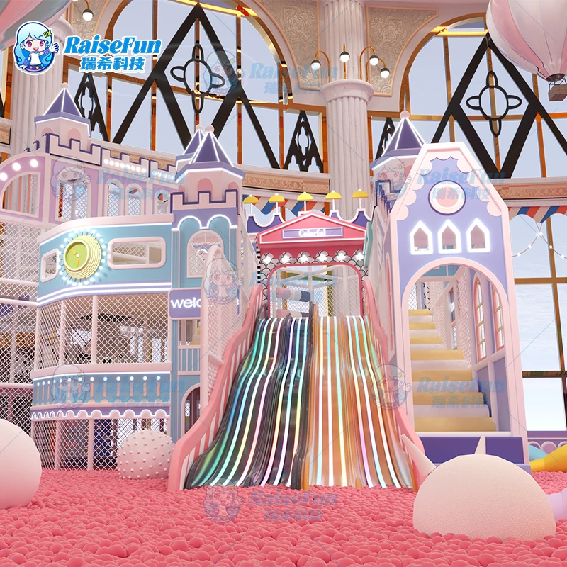 product raisefun whole sale factory price solf playground indoor playground equipment for kids for sale-4